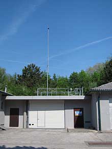 copyright: Rainer Plank, MA 22 Gebäude der Messstelle Lobau
